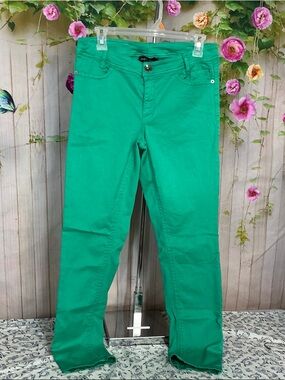 Marc Cain Emerald Green Slim Pants #1360